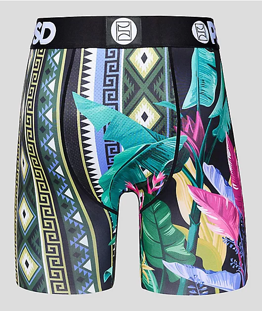 PSD Grand Tropics Black, Green & Purple Boxer Briefs