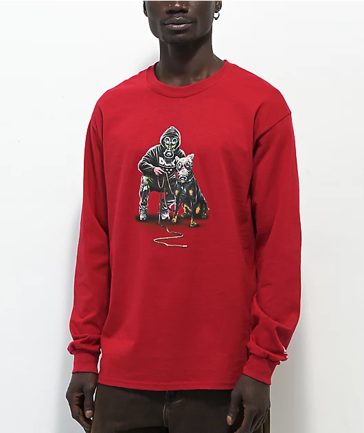 DGK Armageddon Red Long Sleeve T-Shirt