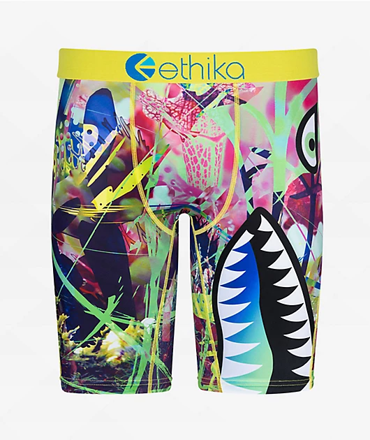 Ethika Kids Trapp Yellow Boxer Briefs