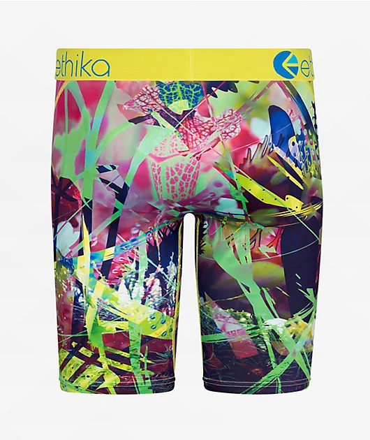 Ethika Kids Trapp Yellow Boxer Briefs
