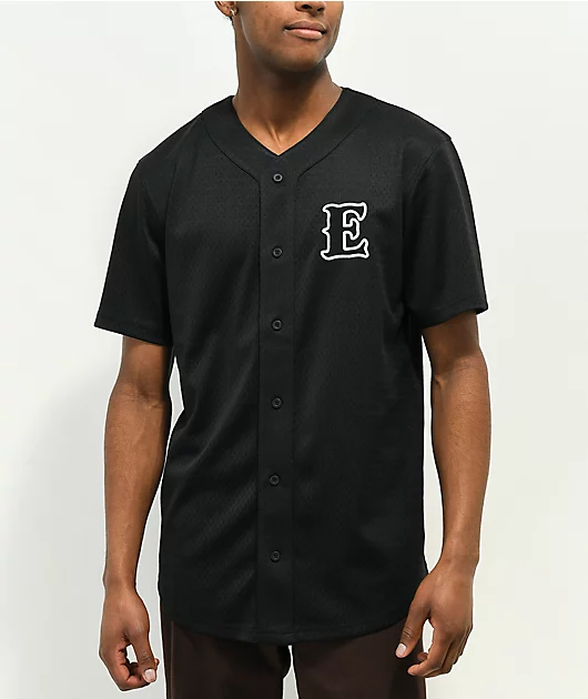 Empyre Curve Black Baseball Jersey