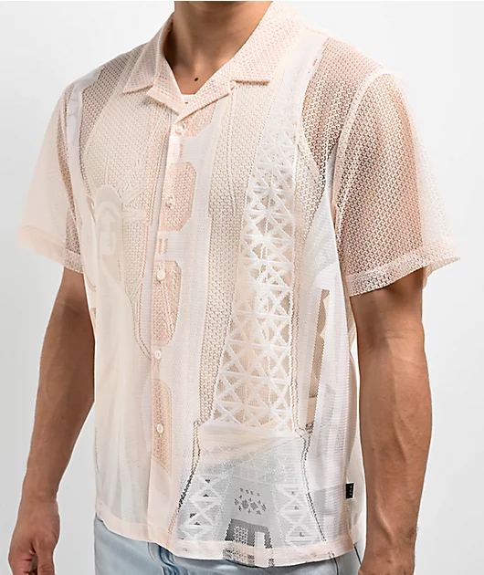 HUF World Tour Lace Short Sleeve Button Up Shirt