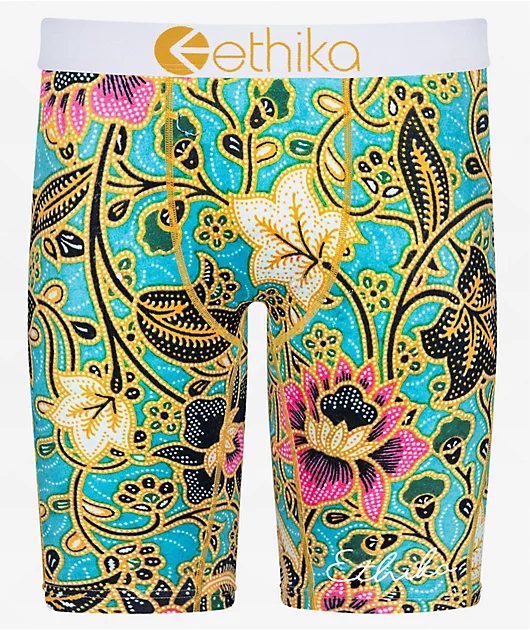 Ethika Jade Blossom Boxer Briefs