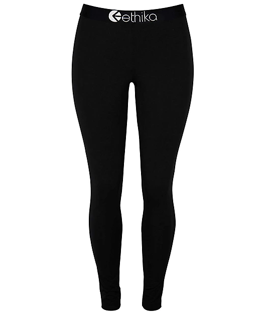 Ethika Basic Black Leggings