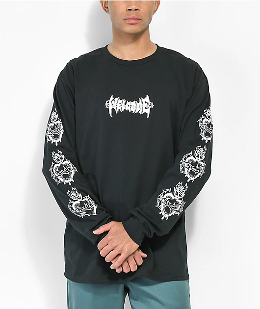 Welcome Sacred Black Long Sleeve T-Shirt
