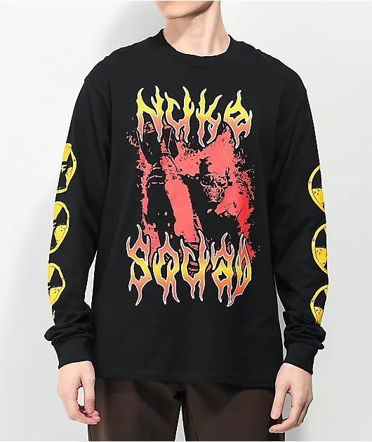 FaZe Nuke Squad Tactical Black Long Sleeve T-Shirt