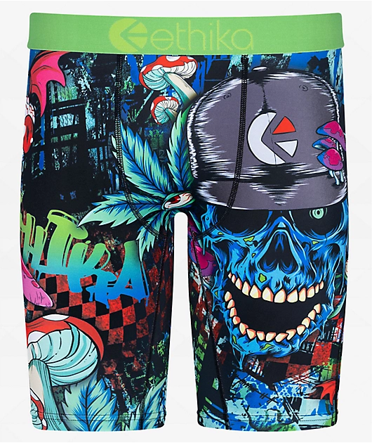 Ethika Creep E Trip Green Boxer Briefs