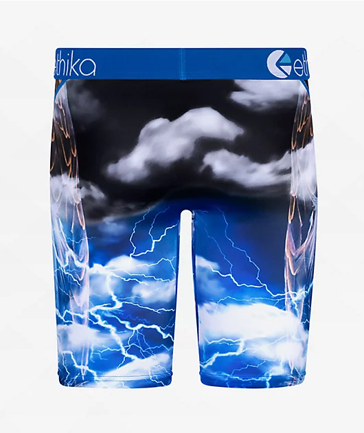 Ethika Kids Eagle Shock Blue Boxer Briefs