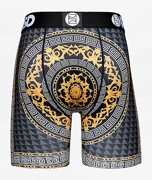 PSD Rich Leopard Black Boxer Briefs