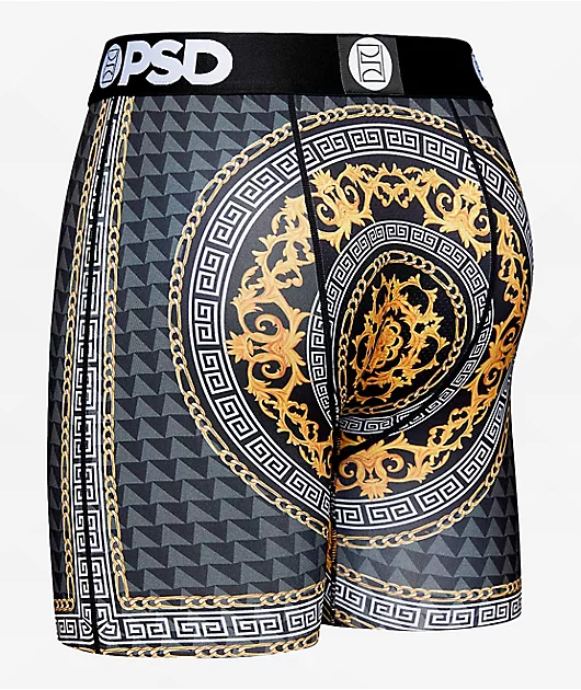 PSD Rich Leopard Black Boxer Briefs