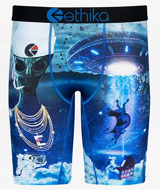 Ethika Alienverse Black Boxer Briefs