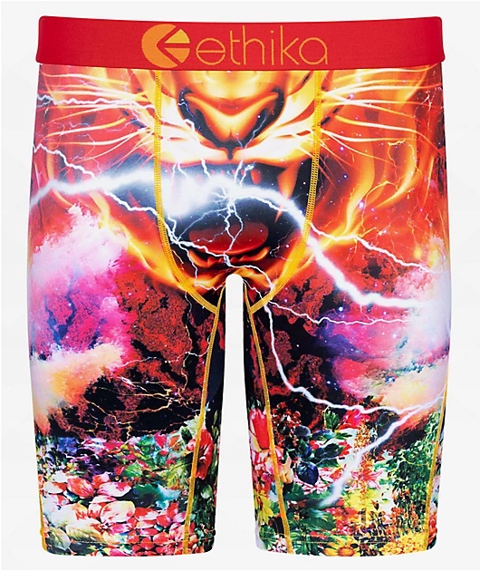 Ethika Tiger Storm Red Boxer Briefs