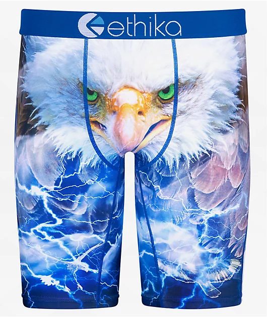 Ethika Eagle Shock Blue Boxer Briefs