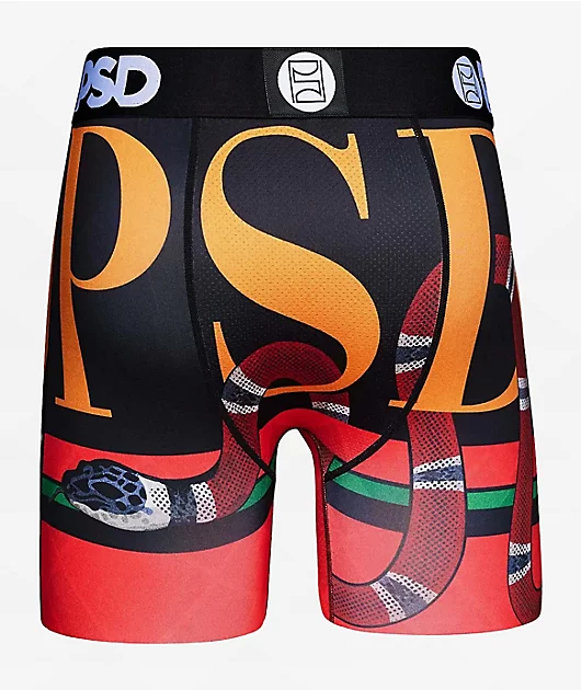 PSD Serpent Black Boxer Briefs