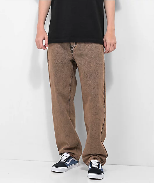 Empyre Tan & Black Dye Skate Jeans