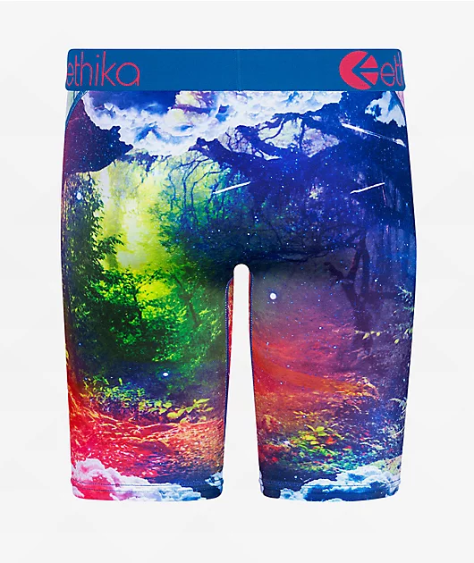Ethika Kids Jungle Dreams Blue Boxer Briefs