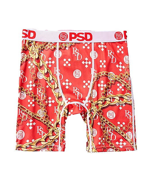 PSD Kids Luxe Red Boxer Briefs
