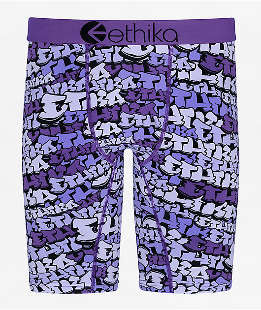 Ethika Graffiti Pattern Boxer Briefs