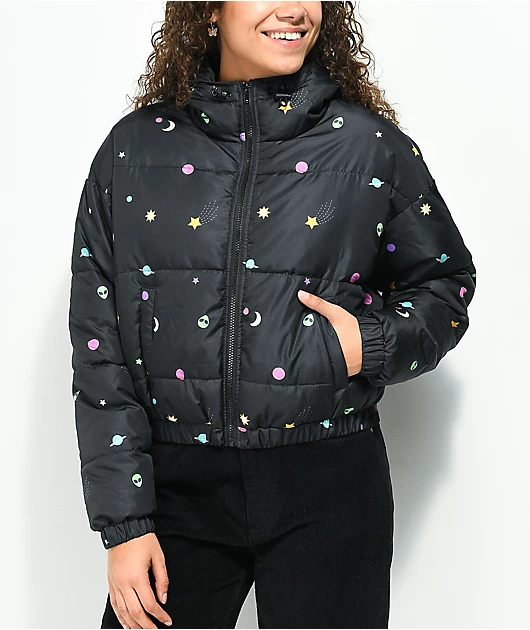 A-Lab Lorca Black Puffer Jacket