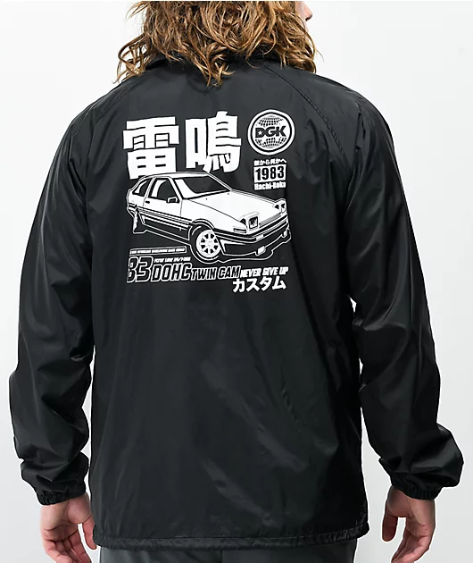 DGK Tuner Black Coaches Jacket