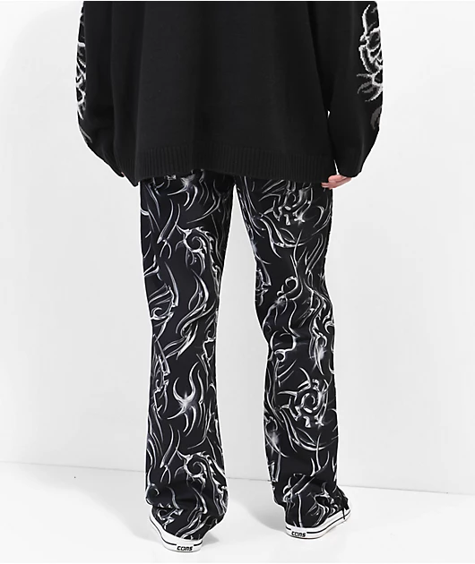 Ragged Priest Tribal Print Black Jeans