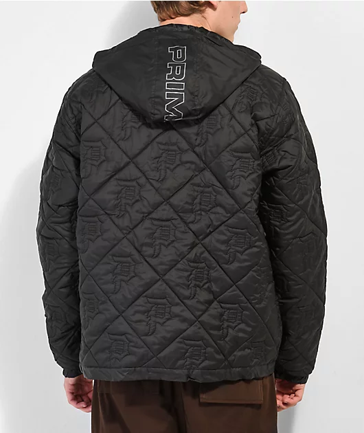 Primitive Black Quilted Puffer Jacket