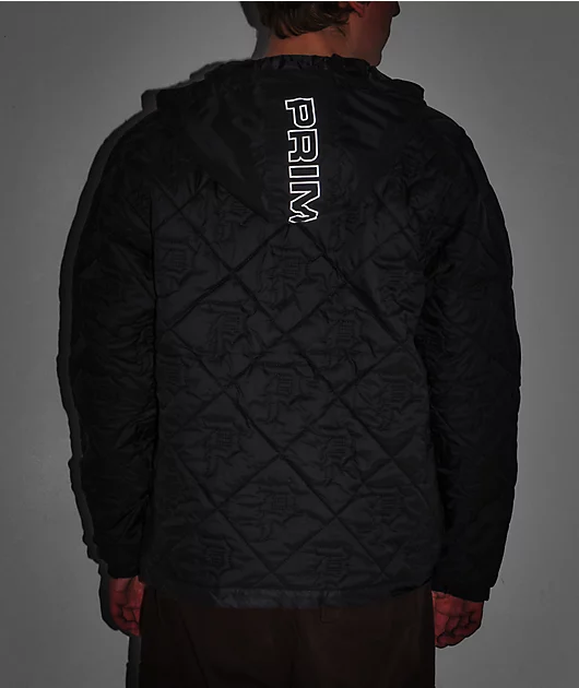 Primitive Black Quilted Puffer Jacket