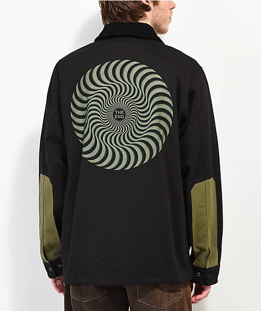 Spitfire Classic Swirl Black Jacket