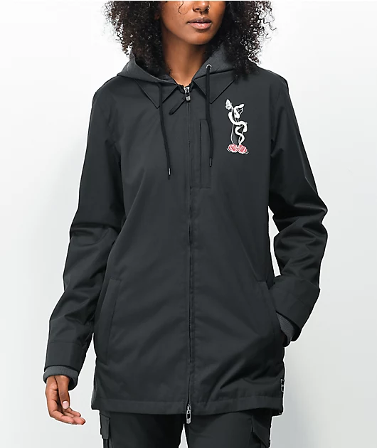 Empyre Big Creek Black Patchwork 10K Snowboard Jacket