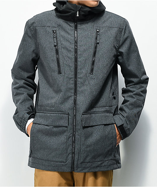 Aperture Green Valley Grey Denim 10K Snowboard Jacket