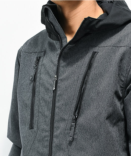 Aperture Green Valley Grey Denim 10K Snowboard Jacket