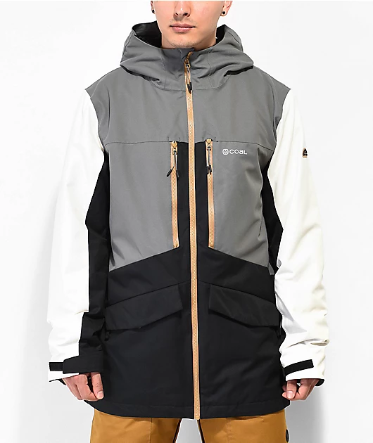 Coal Lutsen Grey & Black 10K Snowboard Jacket