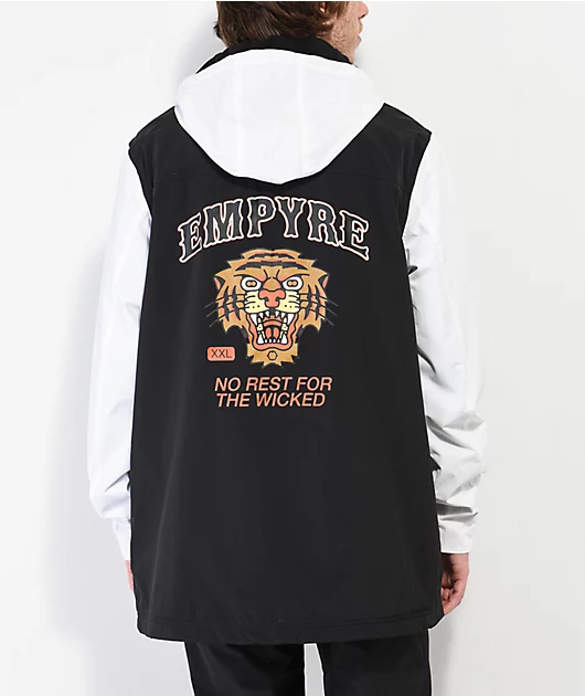 Empyre Tygor Black & White 10K Snowboard Jacket