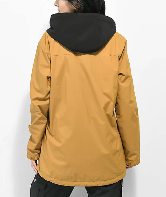 Empyre Women's Harmony Ridge Tan & Black 10K Snowboard Jacket