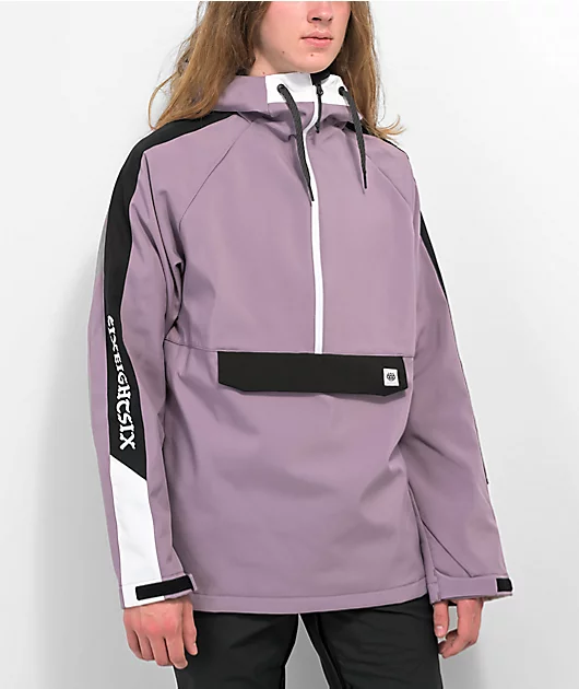 686 Waterproof Lavender 10K Anorak Snowboard Jacket 2023