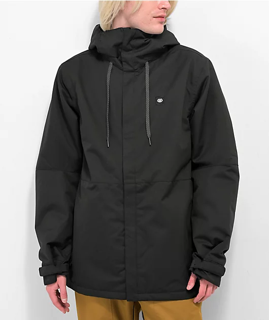 686 Foundation Black 10K Snowboard Jacket 2023