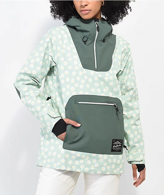 Airblaster Freedom Daisy 10K Mint Anorak Snow Jacket