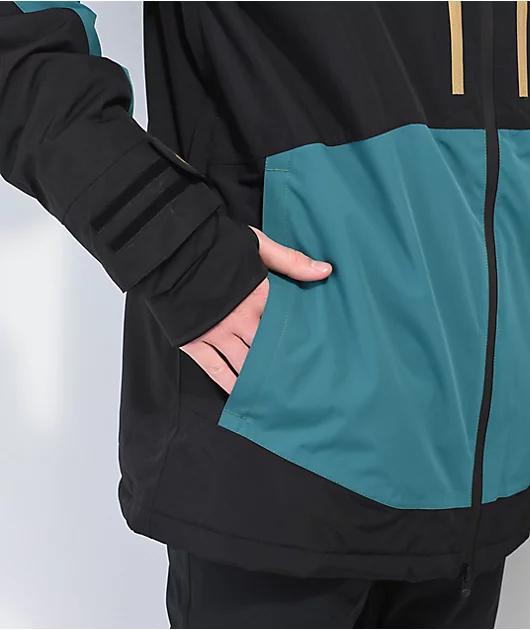 ThirtyTwo Lashed Insulated Green & Black 15K Snowboard Jacket