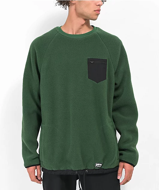 Paterson Cozy Pullover Dark Green Sweatshirt