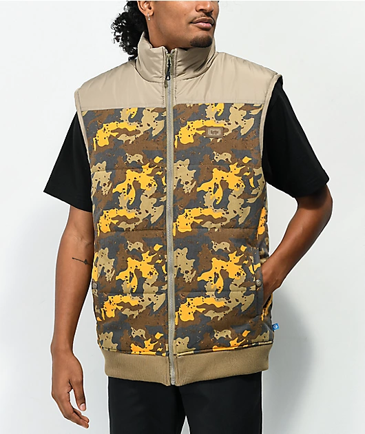 Cookies Mendocino Mocha Camo Vest