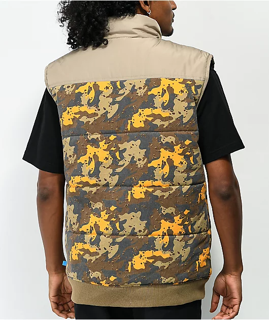 Cookies Mendocino Mocha Camo Vest