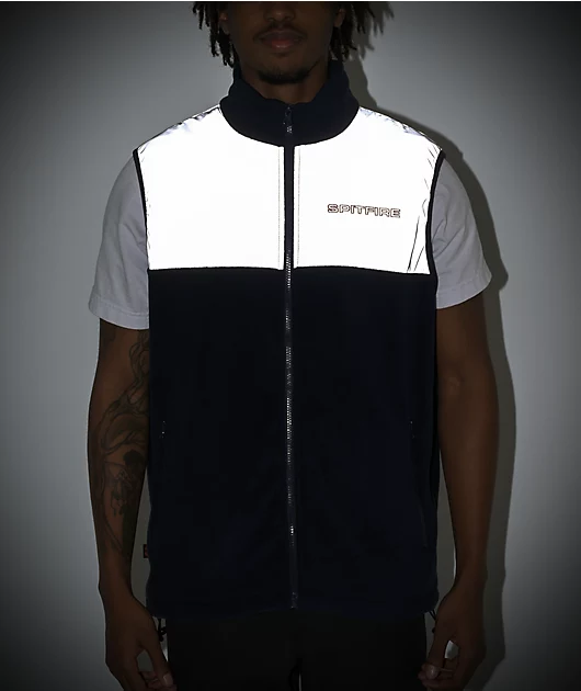 Spitfire Classic 87 Navy & Grey Fleece Vest
