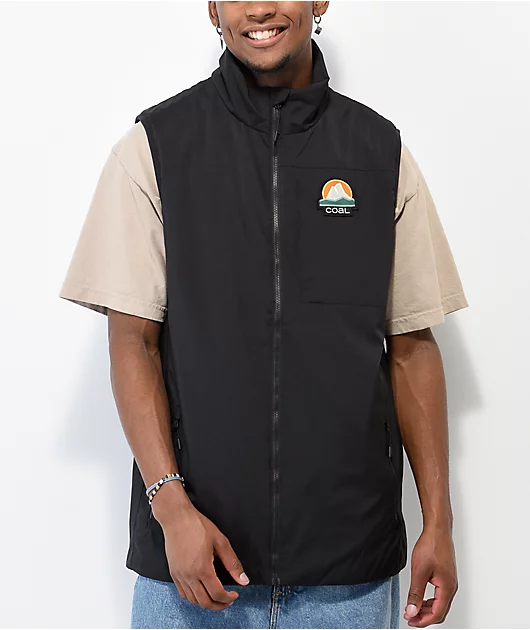 Coal Sierra Black Vest