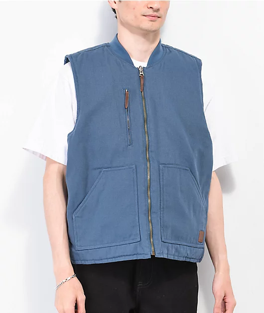 Brixton Abraham Blue Vest