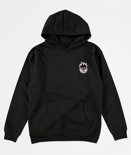 Spitfire Kids Swirl Black Hoodie