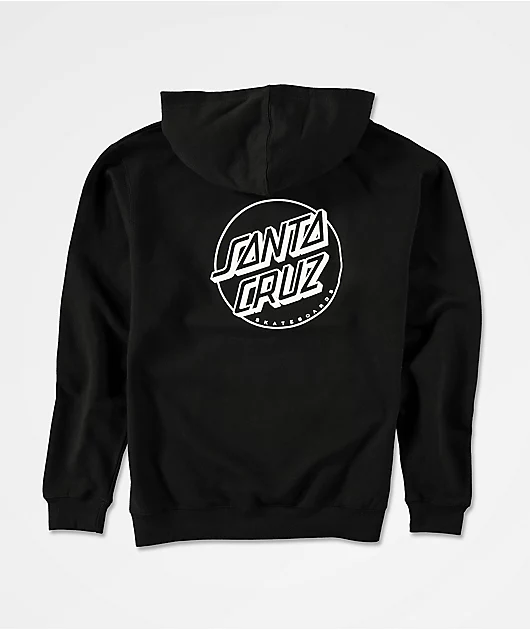 Santa Cruz Kids Opus Dot Black Hoodie