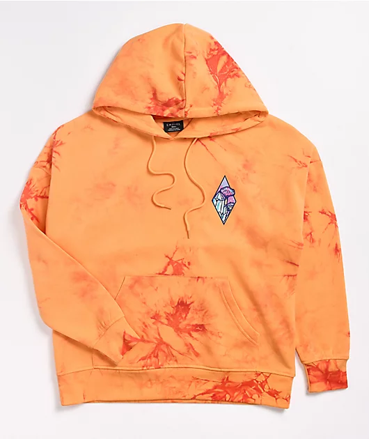 Empyre Fredia Orange Tie Dye Hoodie