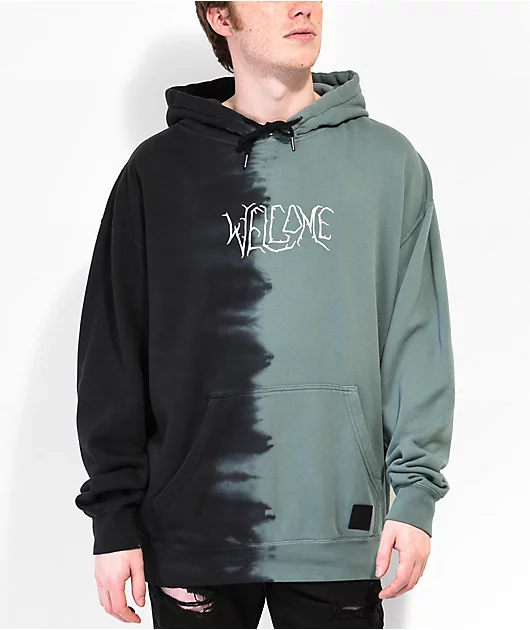 Welcome Chimera Black & Atlantic Green Hoodie