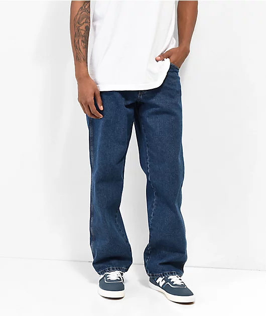 Dickies Hayes Loose Fit Blue Denim Jeans