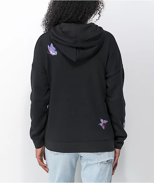 A-Lab Freela Butterfly Black Hoodie